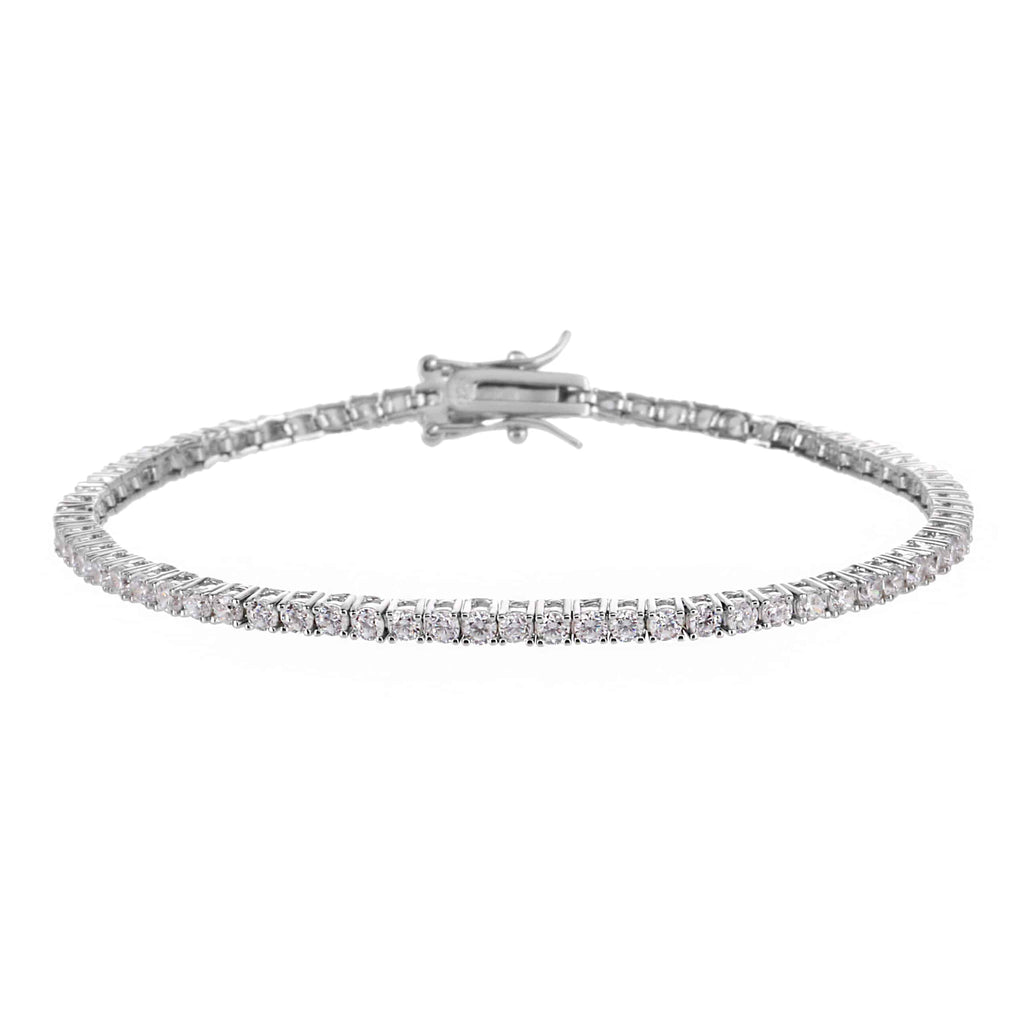 צמיד טניס כסף זירקונים