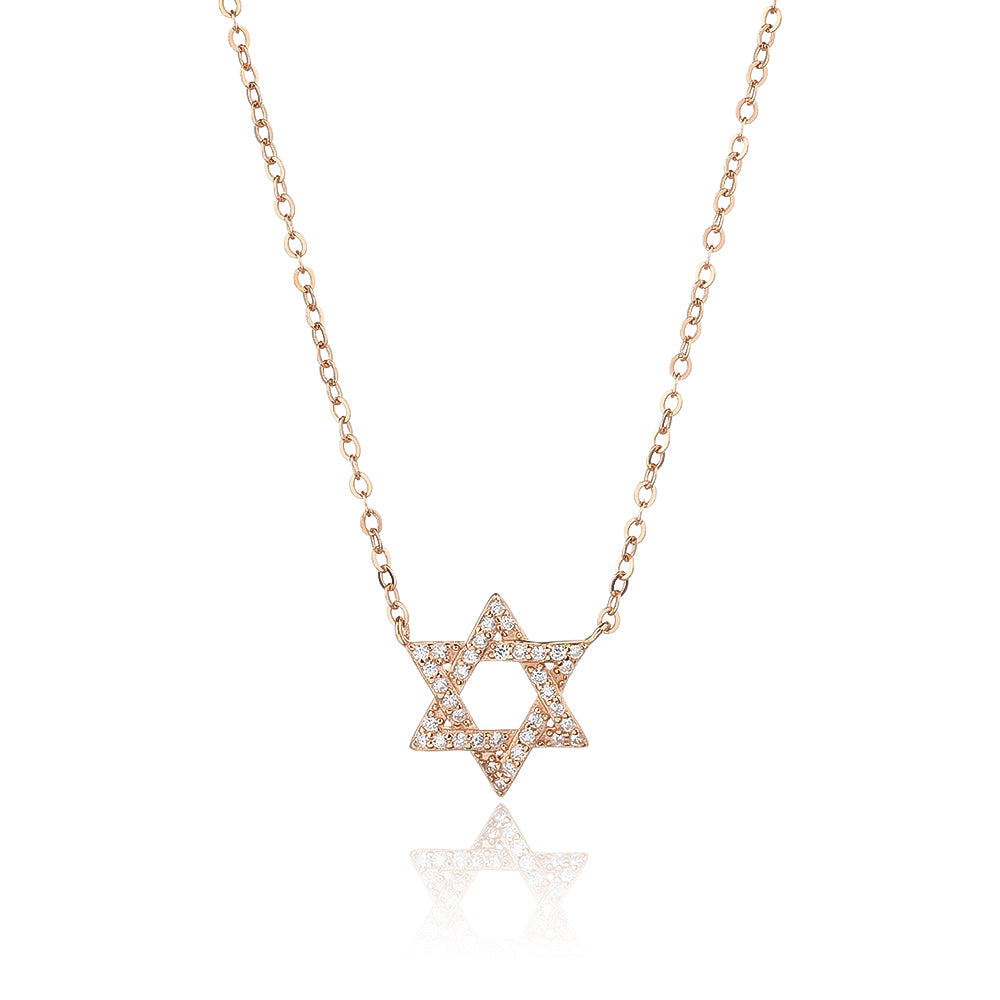 שרשרת מגן דוד זהב