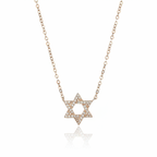 שרשרת מגן דוד זהב - סטודיו